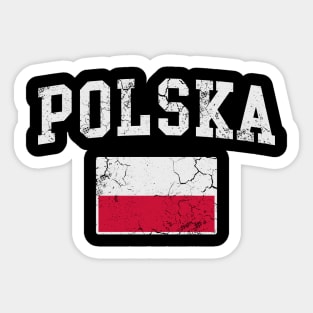 Polska Flag Poland Polish Family Heritage Sticker